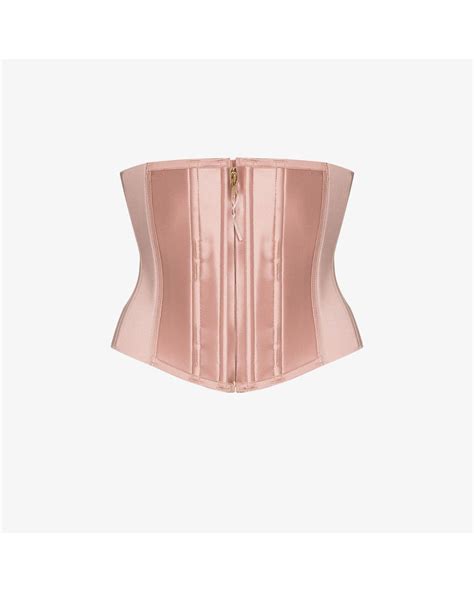 Spanx Synthetic Under Sculpture Corset In Pink Save 8 Lyst