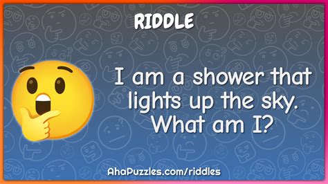 I Am A Shower That Lights Up The Sky What Am I Riddle And Answer
