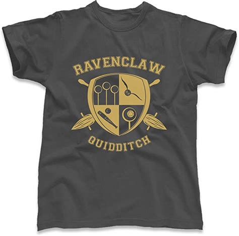 Ravenclaw Quidditch Team Harry Potter Mens T Shirt Charcoal Xx