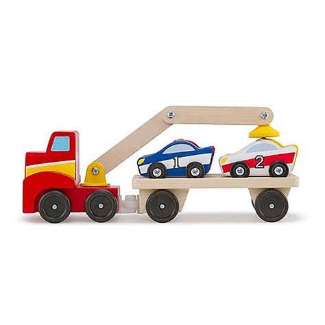 Magnet Toys Melissa And Doug Magnetic Car Loader Toy Truck Woodmu