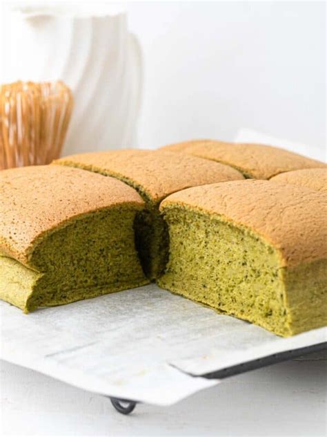 Matcha Cotton Soft Sponge Cake Catherine Zhang