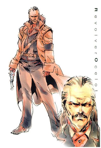 Revolver Ocelot Metal Gear Solid By Yoji Shinkawa