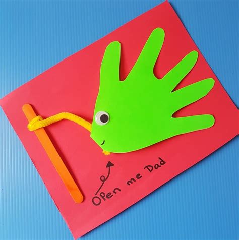 Discover unique cards that send a special message this year! Easy To Make 3D Hand Print Father's Day Card