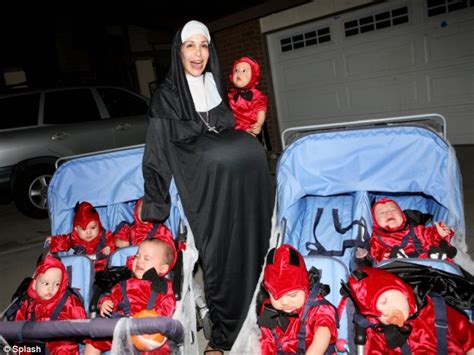 That Is Creepy Octomum Nadya Suleman Dresses As A Pregnant Nun For