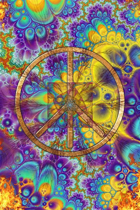 Hippy 1 Psychedelic Art Print Psychedelic Art Psychedelic Wallpapers