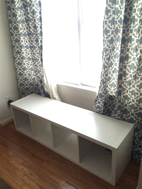 Adding more seating in our dining room was a must. The Adorable Mess: DIY Ikea Kallax Storage Bench