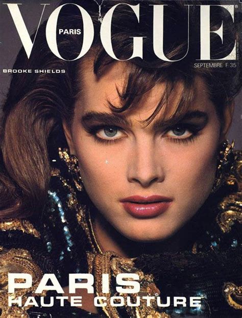 Vogue Paris Covers Vogue Paris Brooke Shields Brooke Shields Vogue