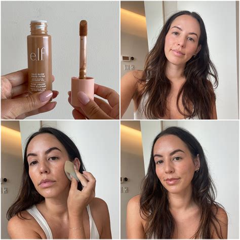 Elf Halo Glow Liquid Filter Review With Photos Vuurwerklook