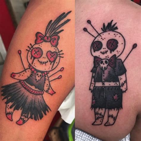 The doll is not only able to ward off evil, but at the same time, it can also attack evil if instructed. 76 Admirable Voodoo Dolls Tattoos For Adventurous Peoples ...