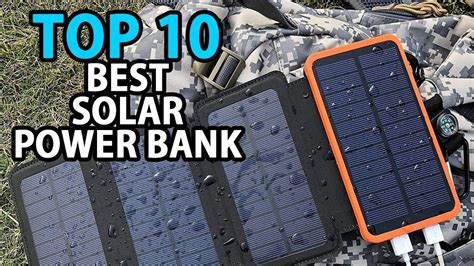 A power bank is very easy to use when there is no wallsocket available and you have to charge your electronic devices on the way to your destination. Top 10 Best Solar Charger | Solar Power Bank | My Deal ...