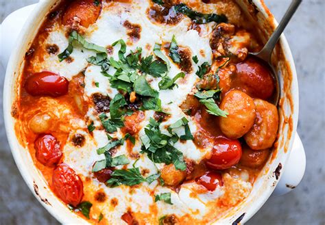 Easy Baked Gnocchi With Tomatoes And Mozzarella Floating Kitchen