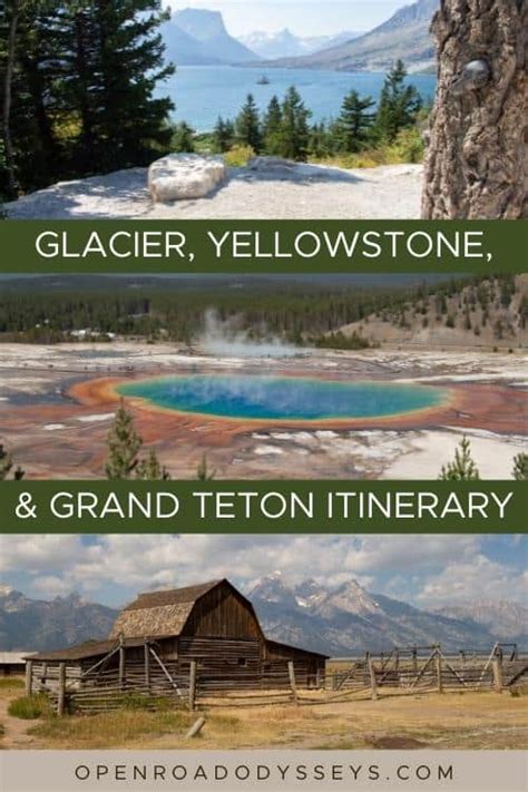 An Epic 1 Week Glacier Yellowstone And Grand Teton Itinerary For 2023