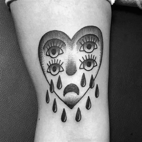 Share More Than 88 Crying Heart Tattoo History Best Esthdonghoadian