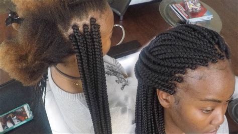 How to make a high bubble with a simple braid how to style your hair in a high bubble with a braid. How To Make Your Box Braids The Same Size - Beginners ...