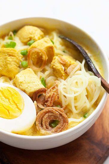 Here is how you achieve it. Soto Ayam - Malaysian-Indonesian Chicken Soup - Rasa Malaysia