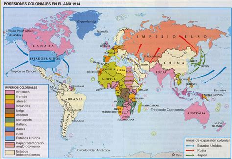 imágeneshistóricas.blogspot.es: Rúbrica para el mapa de el imperialismo