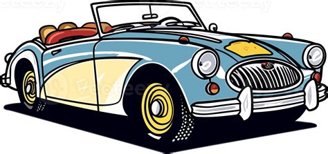 Vintage Classic Car Illustration 26414512 Png