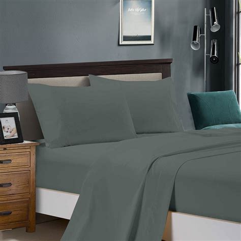 1000tc Ultra Soft Flat And Fitted Sheet Set Super King Size Bed