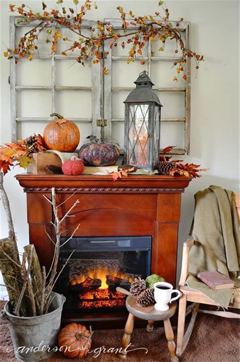 36 Cozy Fall Living Room Decorating Ideas For 2019 Craft Home Ideas Fall Fireplace Fall