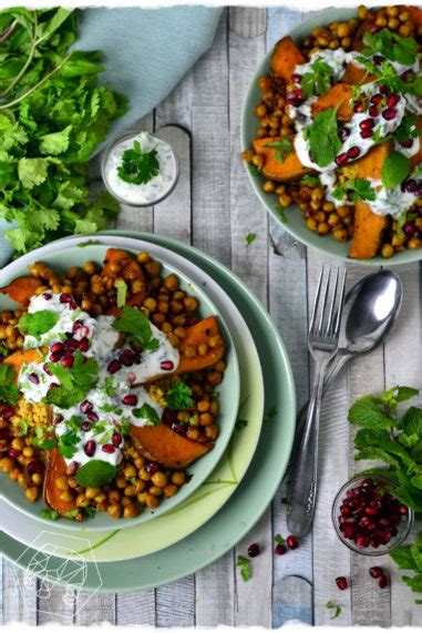 In the winter and spring. Moroccan Couscous with Roasted Sweet Potatoes - Discover Vegan