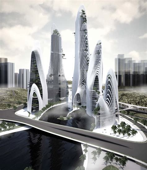 Tecnoneo Shan Shui City Fusiona La Naturaleza Con La Arquitectura