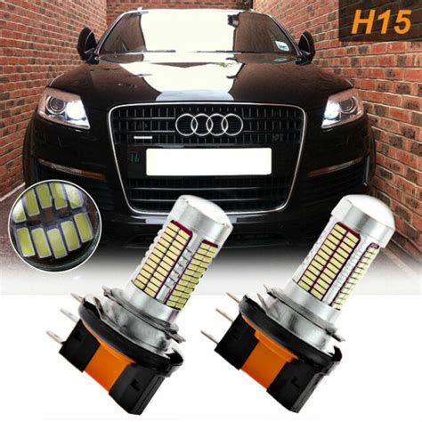 H15 Xenon Bright White 106 Smd Led Projector Bulbs For High Beam