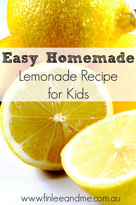 Connect the lines at the bottom, completing the straw. Easy Lemonade Recipe for Kids | Cooking with Kids | Finlee ...