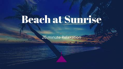 Tropical Beach Relaxation 20 Mins Youtube