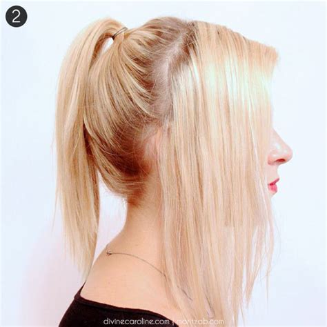 Hair How To A High Ponytail That Wont Fall