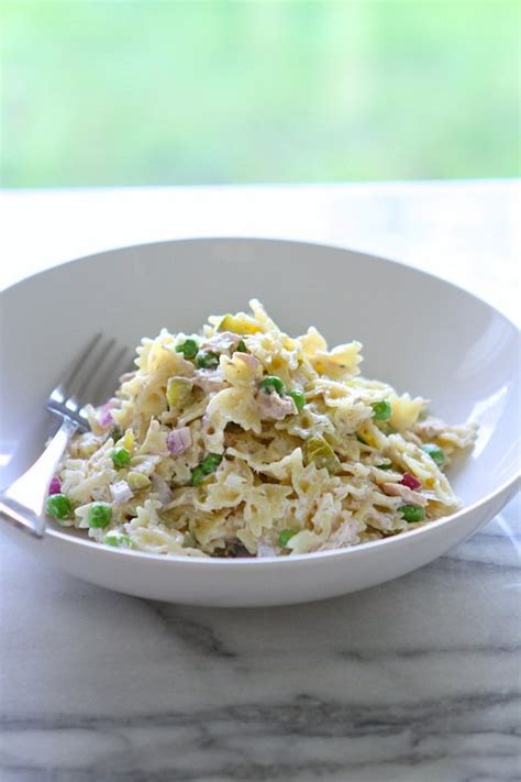 Tuna Pasta Salad With Dill And Peas