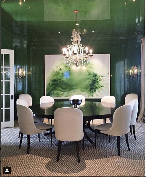 Valspar is an exclusive brand found at lowe's home improvement. green lacquered walls dining room high gloss lacquered ...