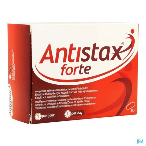 People with peptic ulcers, liver and kidney diseases. ANTISTAX FORTE FILMOMHULDE TABL 90 | Apotheek Van Houtte