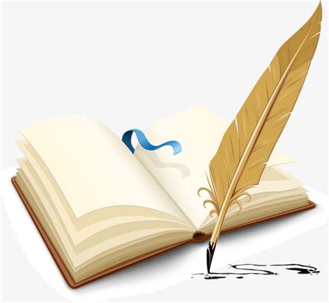 Book, Book Clipart, Quill PNG Transparent Clipart Image and PSD File