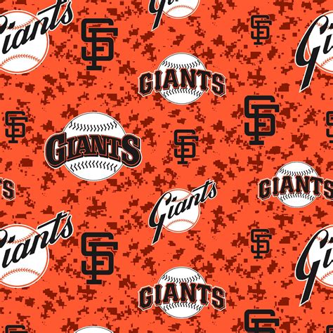 San Francisco Giants Fleece Fabric Digital | JOANN | Sf giants, San francisco giants, Sf giants baby