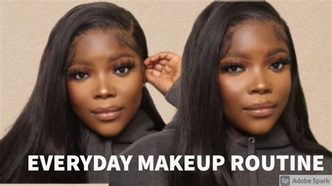 My Everyday Very Detailed Makeup Routine For Darkskin Womenwoc Youtube