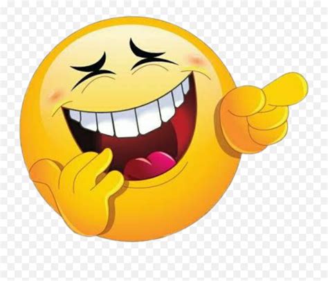 Laughing Emoji Sticker Joke Laughing Emoticon Text Free Emoji PNG