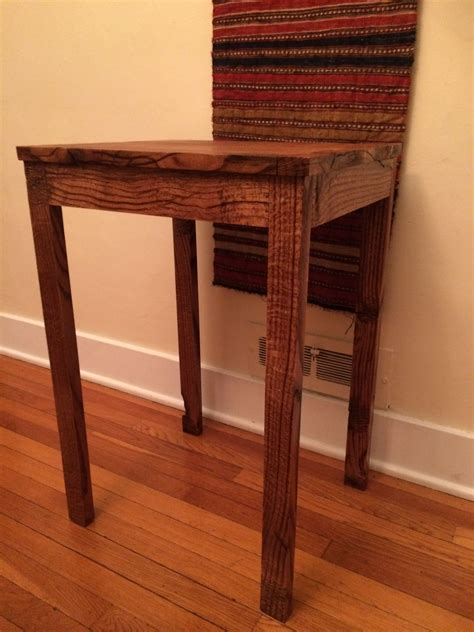 It's considered one of the strongest in a blind joint where the tenon is 'buried' in the mortise pocket, the adhesive bond is a critical factor. Mortise & tenon small table by Susan Young | Wood, Small ...