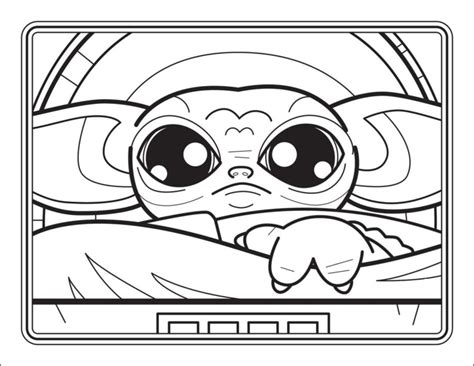 Download Baby Yoda Coloring Pages. 44 New Images Free Printable