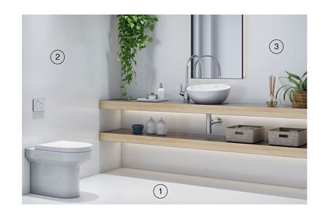 Download Bathroom Mockup to change the floor and wall surface