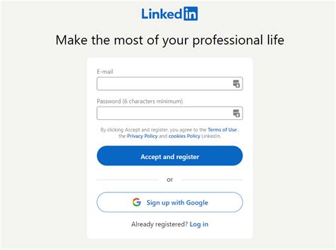 Linkedin Fordregister
