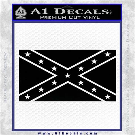 Rebel Flag Decal Sticker D1 Southern Pride A1 Decals