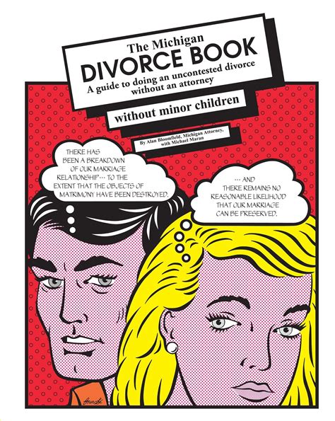 Michigan Divorce Book A Guide To Doing An Uncontested Divorce Without An Attorney Without
