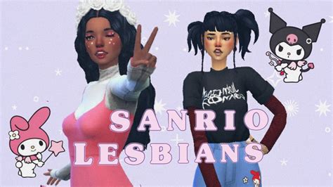 Sanrio Lesbians The Sims 4 Create A Sim Youtube