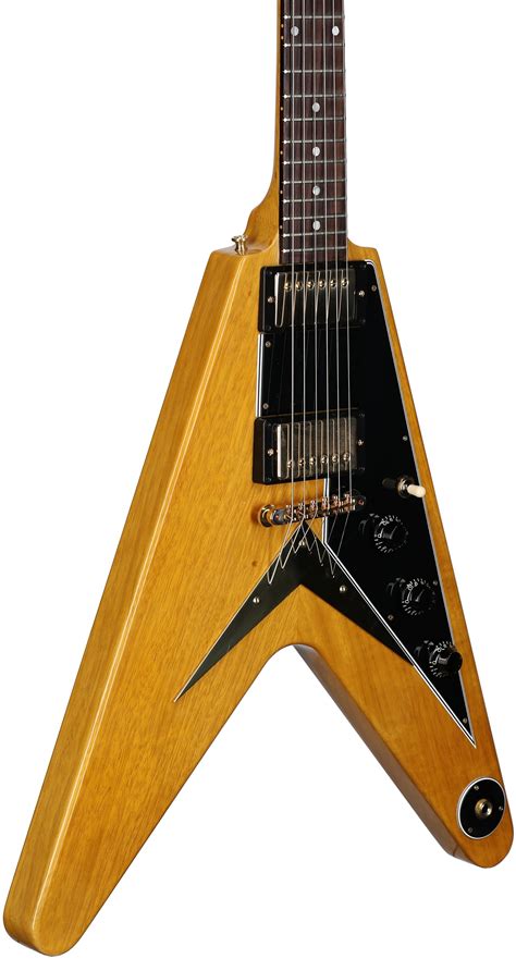 Gibson Custom 1958 Korina Flying V Electric Guitar Zzounds