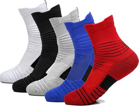 Performance Ankle Athletic Socks Comfort Cushioned Breathable Compression Running