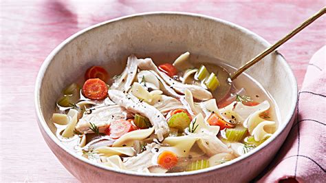 The ingredients are simple and inexpensive. Test Kitchen's Favorite Chicken Soup Made with a Whole Chicken