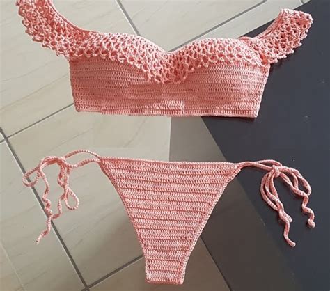 Topo 97 Imagem Biquini Croche Rosa Br Thptnganamst Edu Vn