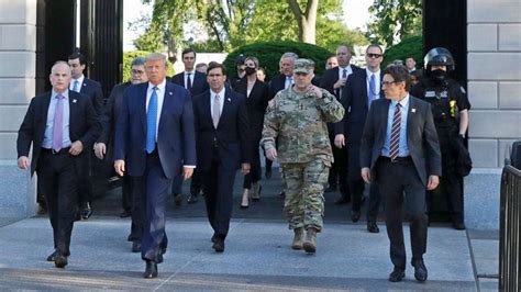 In a filmed apology gen mark milley said he should not have been there. Milley apologizes for taking part in Trump church walk: 'I ...