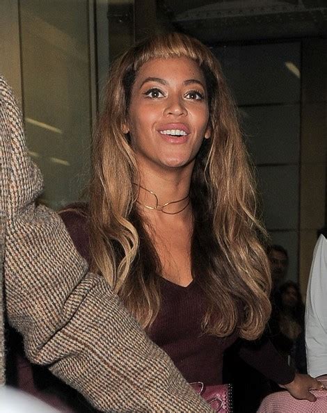 This is a look she's rocked quite a few times and it never gets old. Beyonce Tries Out New Short Bangs Hairstyle - The Style ...