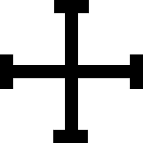 Clipart Cross Of Jerusalem